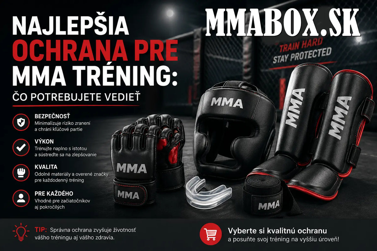 MMA ochranná výbava – rukavice, helma, chrániče
