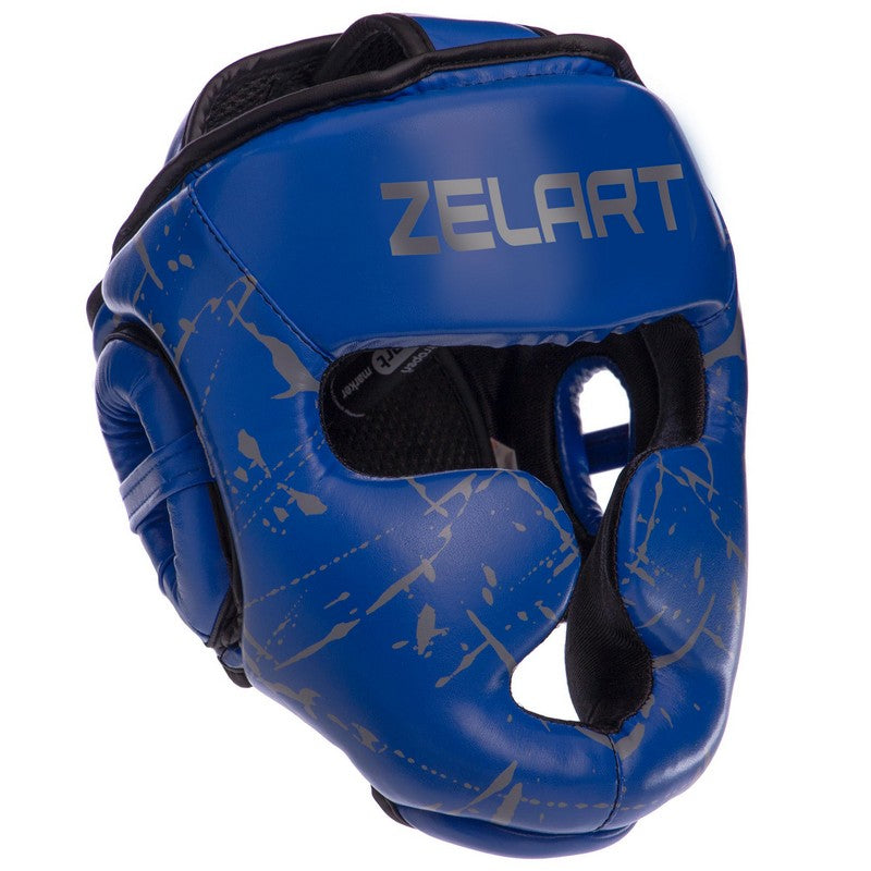 Boxerská prilba ZeArt AO-0394 modrá