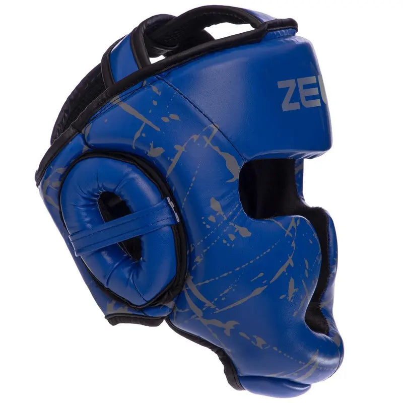 Boxerská prilba Zelart AO-0394 modrá