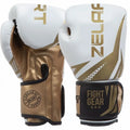 Boxerské rukavice Zelart AO-0866 biela-zlatá (8-12oz)