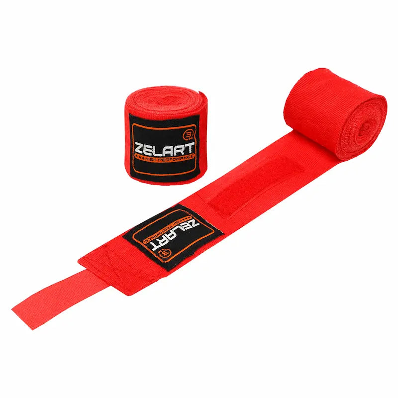 Boxerské bandáže Zelart AO-3729 3m červená