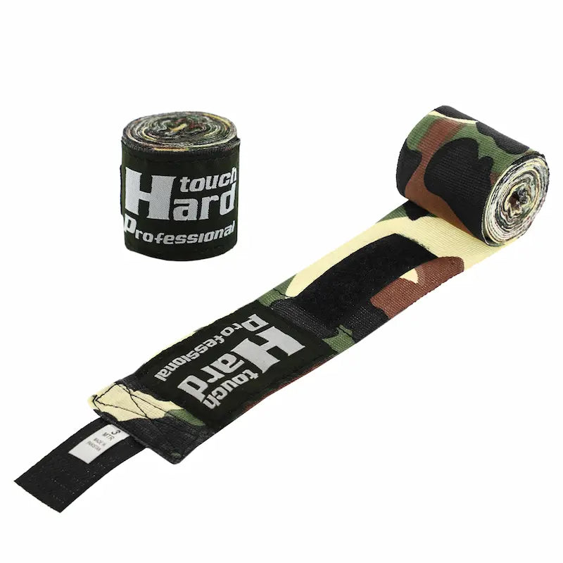 Boxerské bandáže Hard Touch Army AO-4431 3m zelená