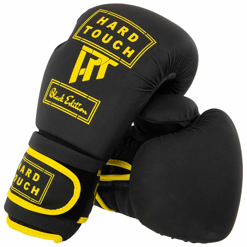 Boxerské rukavice Hard Touch AO-4658 čierna-žltá