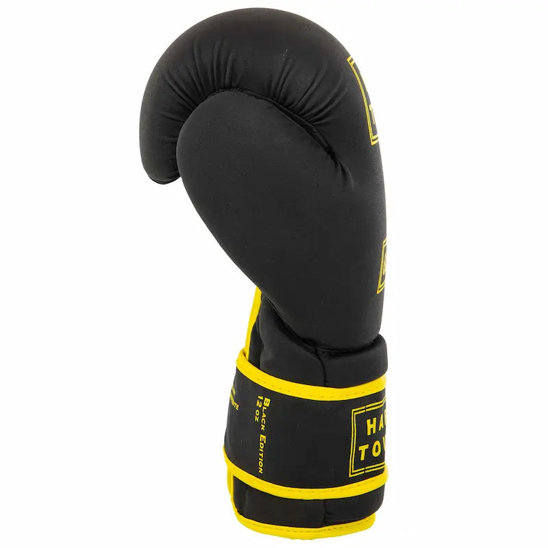 Boxerské rukavice Hard Touch AO-4658 čierna-žltá