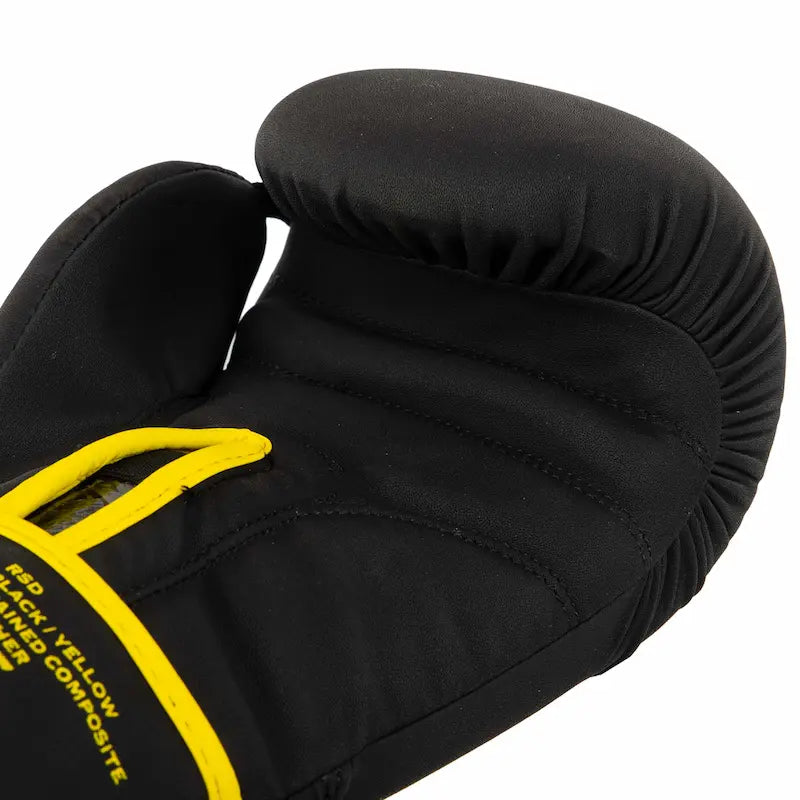 Boxerské rukavice Hard Touch AO-4658 čierna-žltá