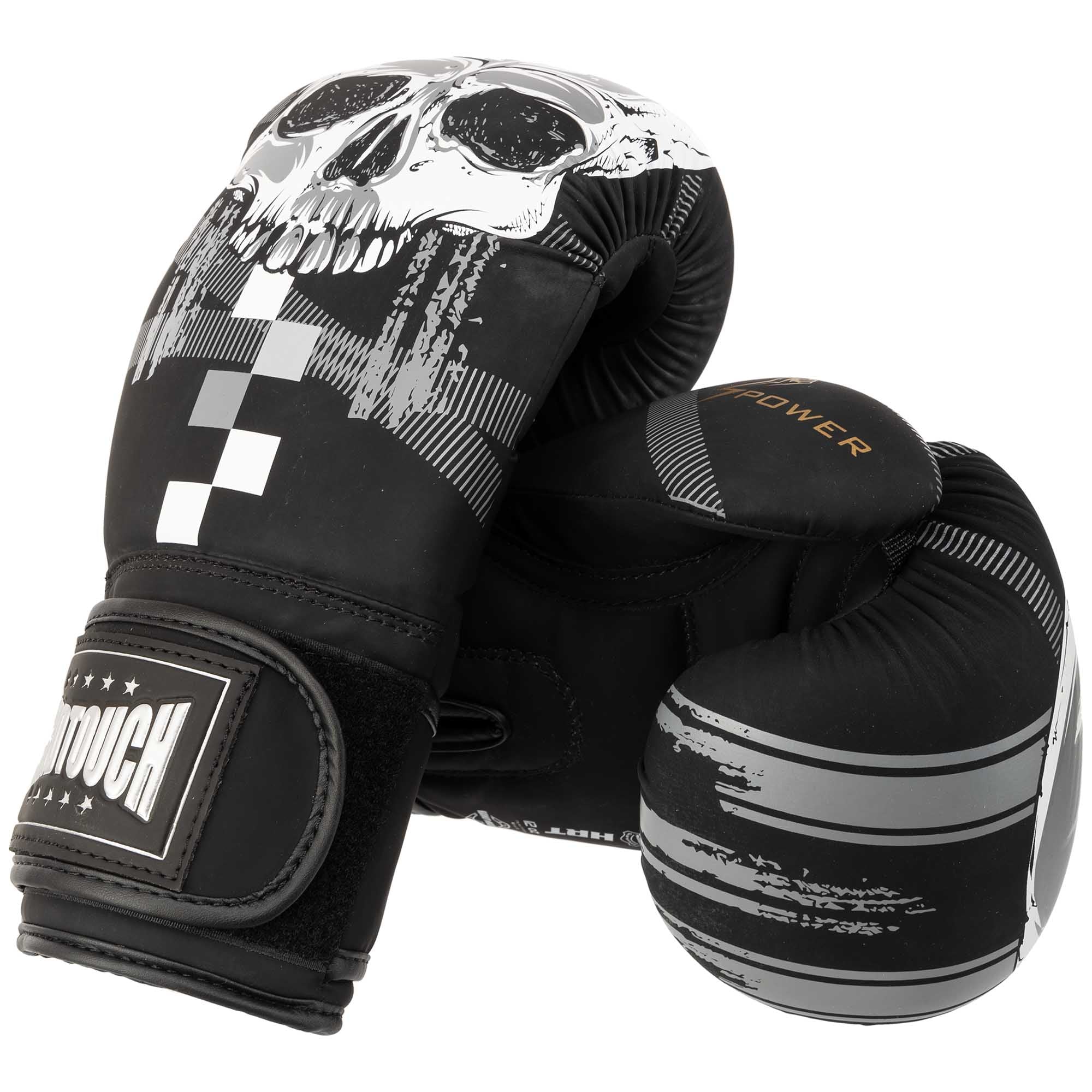 Boxerské rukavice Hard Touch Skull AO-5230 čierna (10-14 oz)