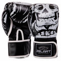 Boxerské rukavice Zelart AO-5493 Skull čierna