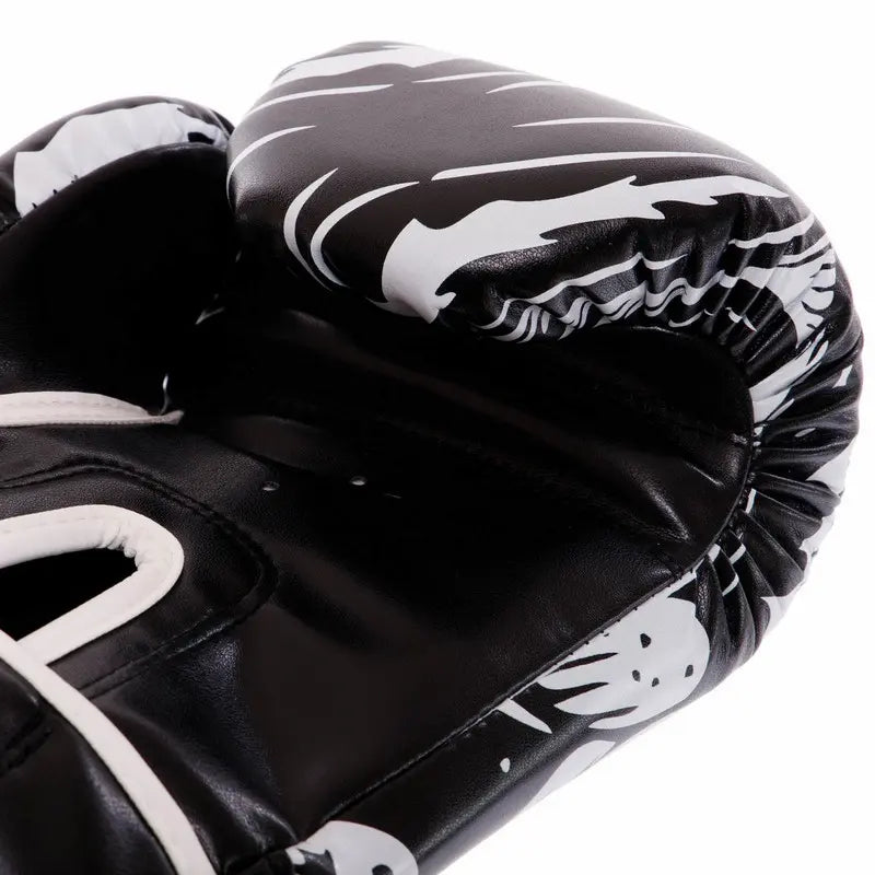 Boxerské rukavice Zelart AO-5493 Skull čierna