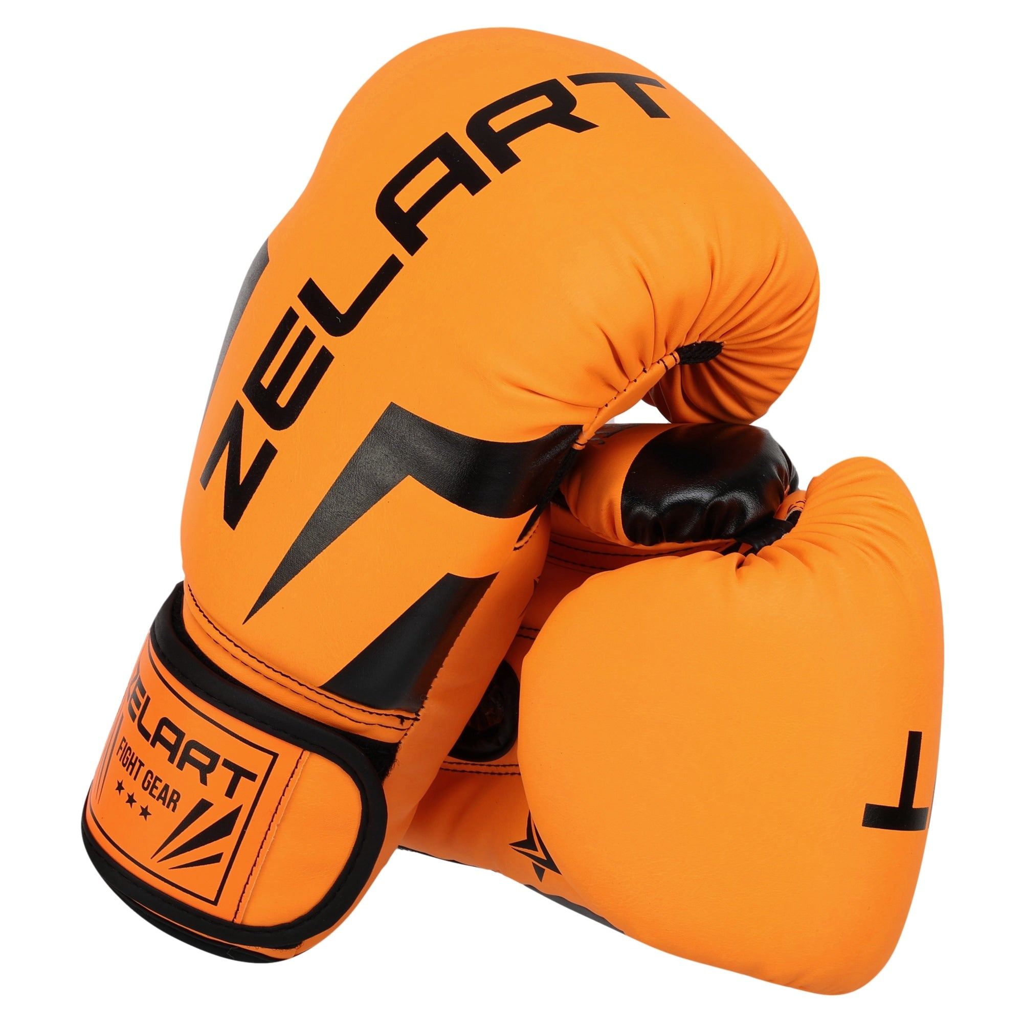 Boxerské rukavice Zelart AO-5698 oranžová (6-14 oz)