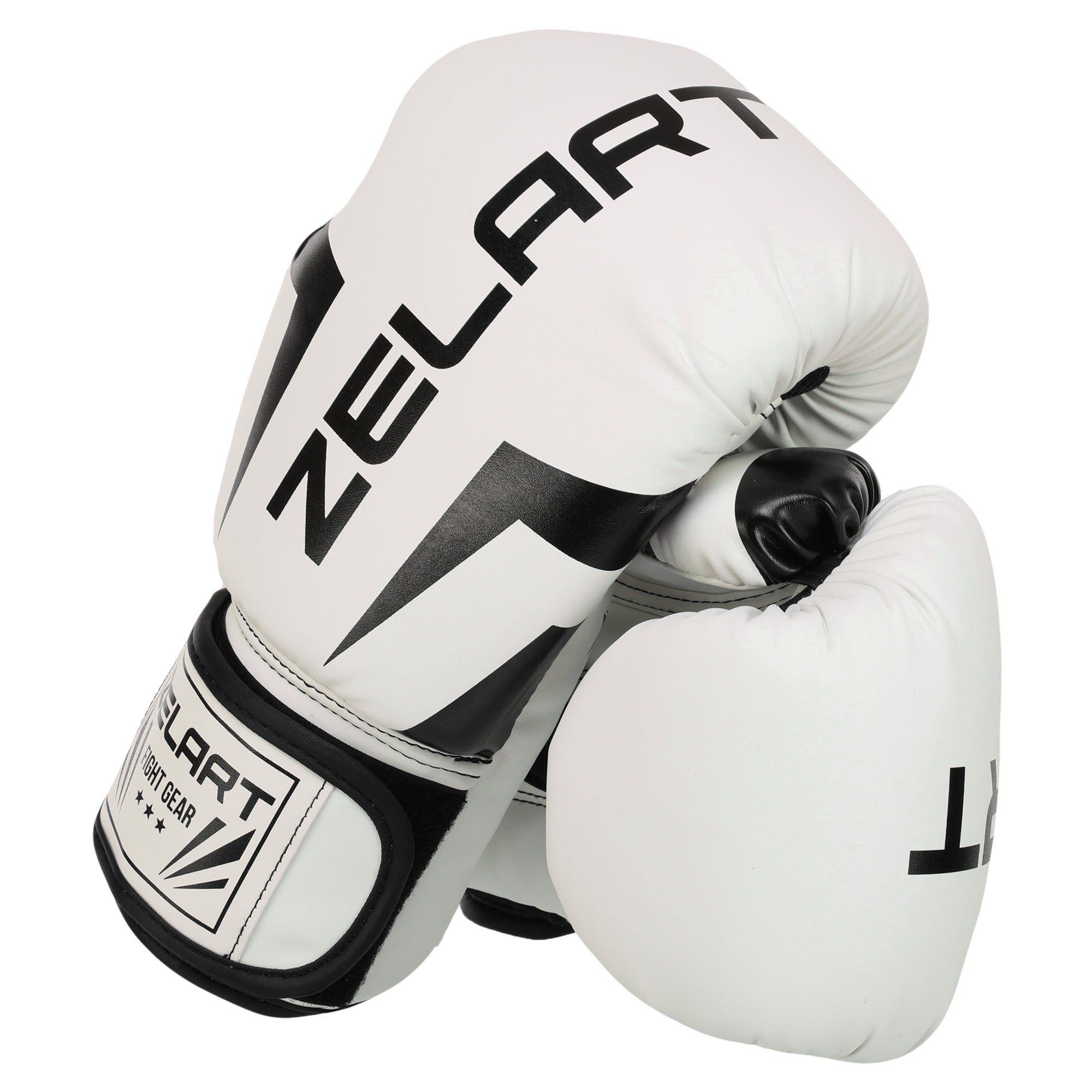 Boxerské rukavice Zelart AO-5698 biela (6-14 oz)