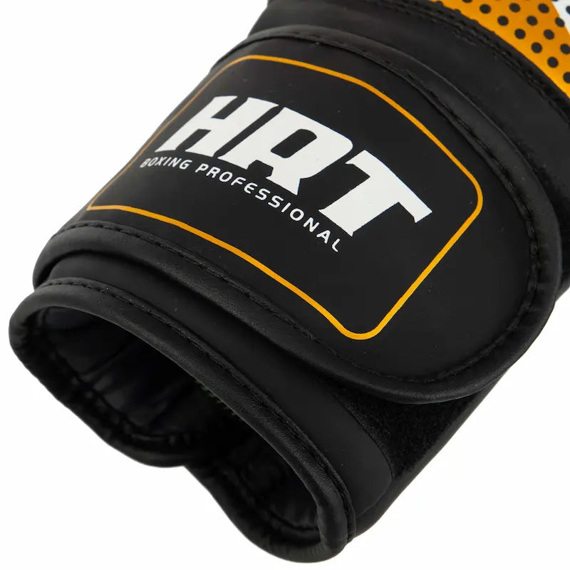 Boxerské rukavice Hard Touch AO-8469 čierna-žltá