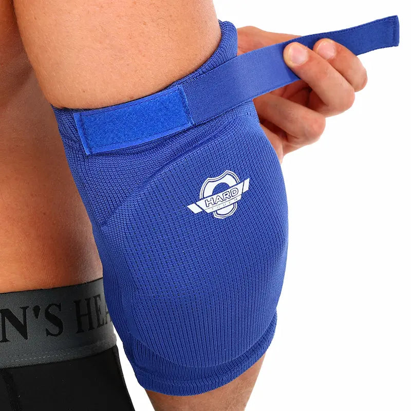Chrániče lakťov Muay Thai MMA Hard Touch BO-8896 modrá