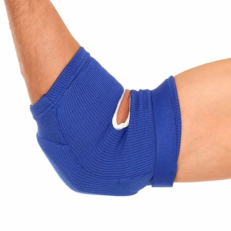 Chrániče lakťov Muay Thai MMA Hard Touch BO-8896 modrá