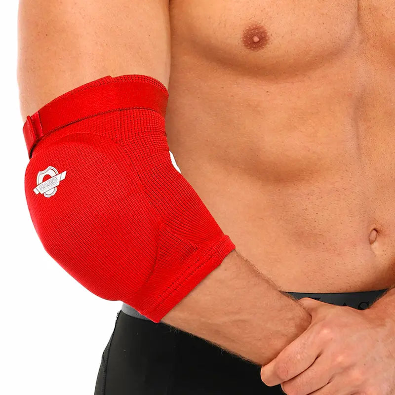 Chrániče lakťov Muay Thai MMA Hard Touch BO-8896 červená