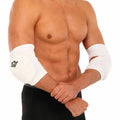 Chrániče lakťov Muay Thai MMA Hard Touch BO-8896 biela