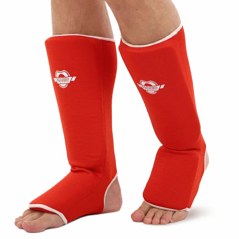 Chrániče nôh MMA Hard Touch BO-8912 červená