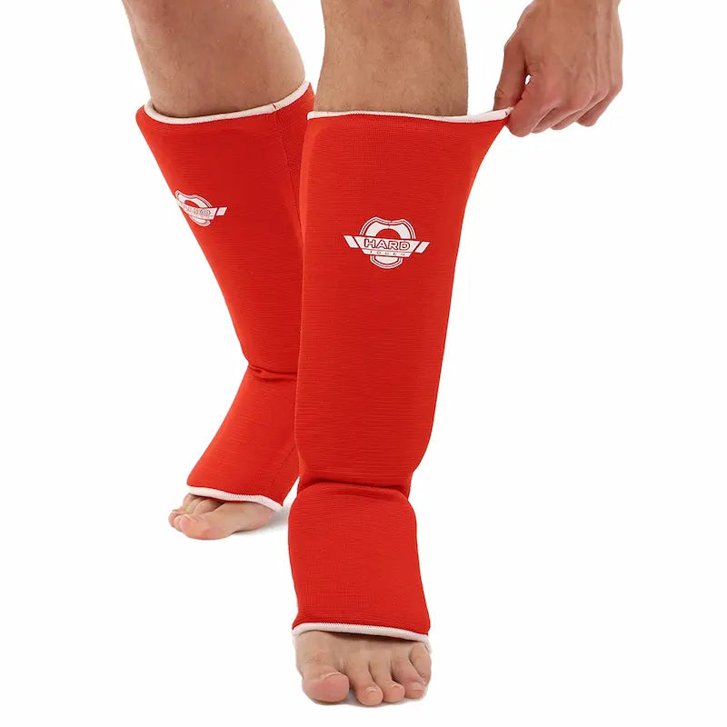 Chrániče nôh MMA Hard Touch BO-8912 červená
