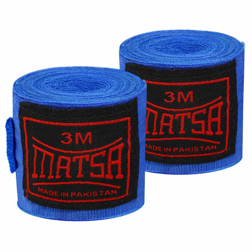 Boxerské bandáže Matsa LA-0031 3m modrá