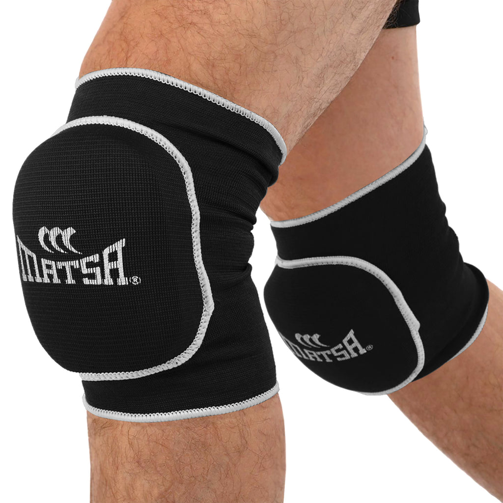 Knieschützer MMA, Thaibox, Kickbox Matsa LA-7754 schwarz